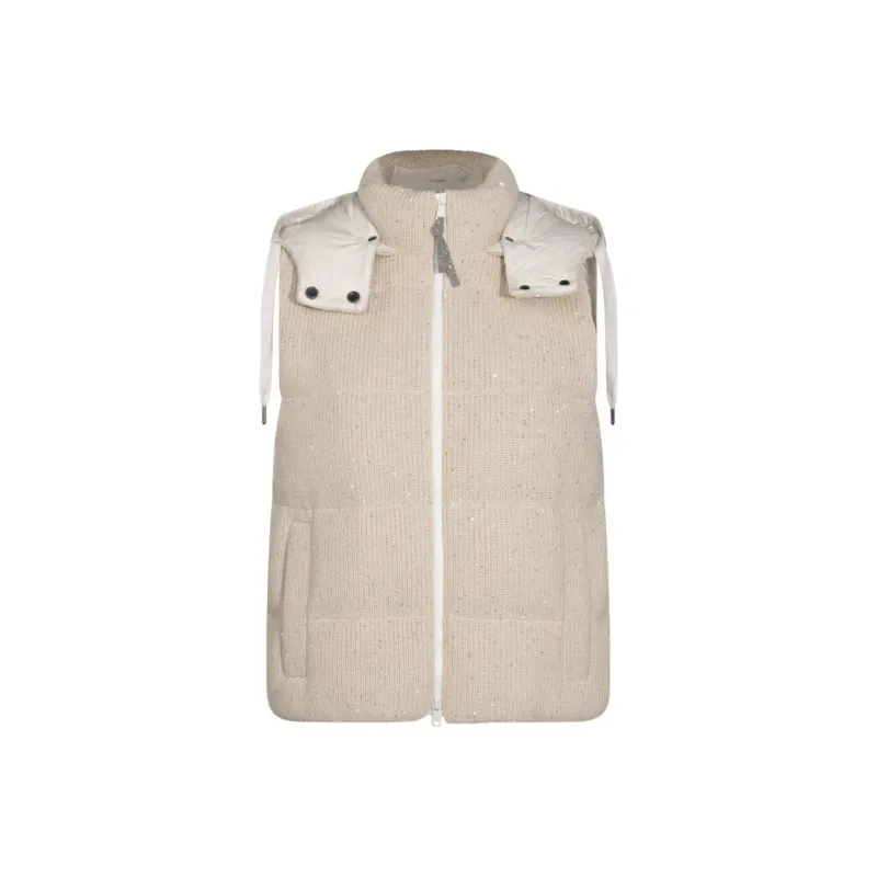 Brunello Cucinelli Drawstring Knitted Gilet-0