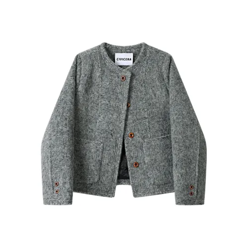 CIVICERA Cropped Coats Women's