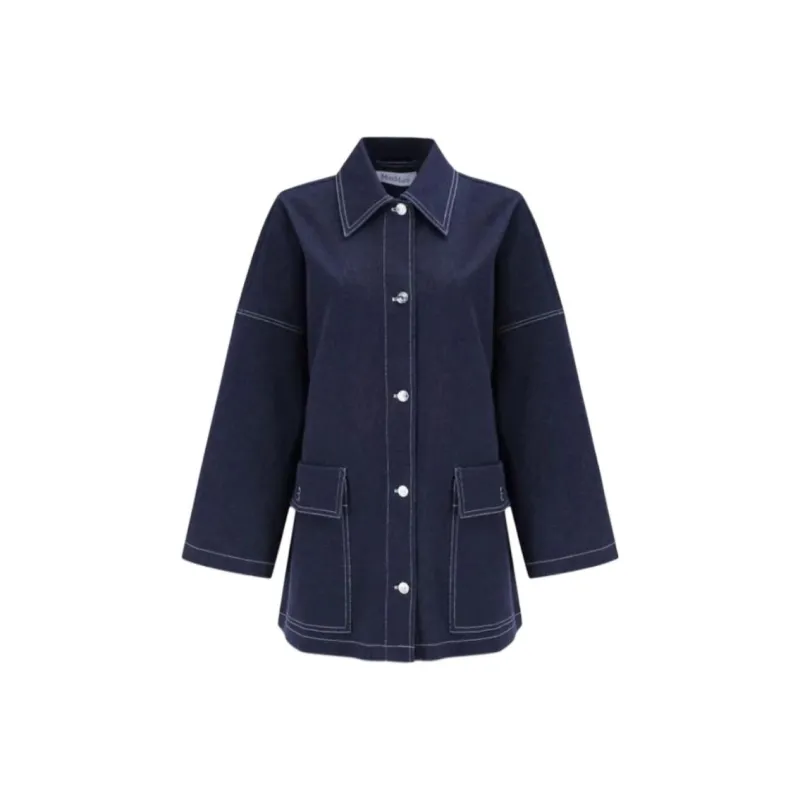 MaxMara Denim Jacket Women's Marine Blue-0