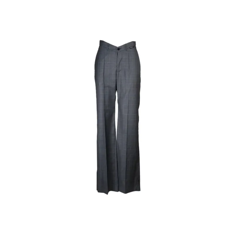 Balenciaga Checked Pants 'Grey'-0