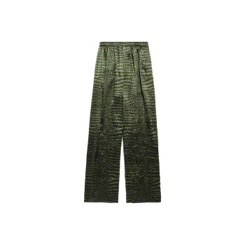 Balenciaga Pyjama Pants 'Green'