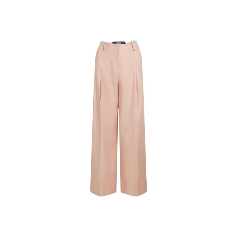 KARL LAGERFELD FW24 Casual Pants Women's Beige-0