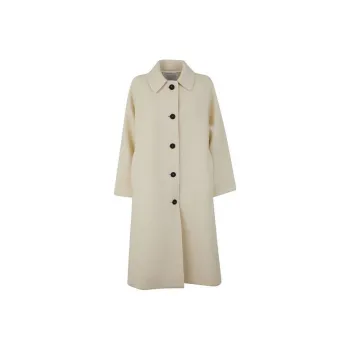 HARRIS WHARF LONDON Balmacaan Boiled wool Coat