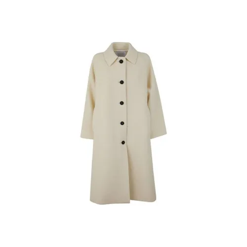 HARRIS WHARF LONDON Balmacaan Boiled wool Coat