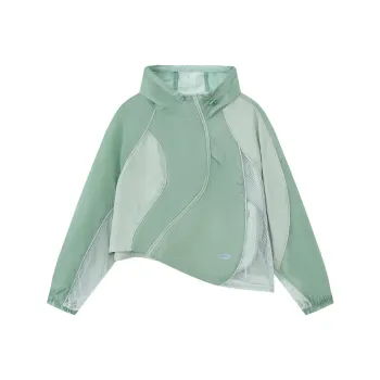 LONSDALE Leather Jacket Women's Pea Green
