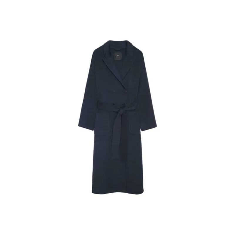 Anine Bing Dylan Double-breasted Maxi Coat-0