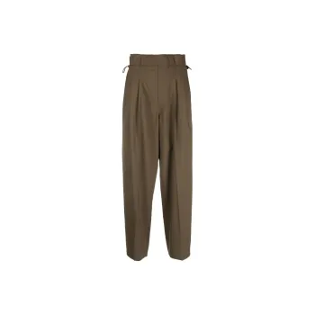 Moncler Paperbag waist Wide leg Trousers