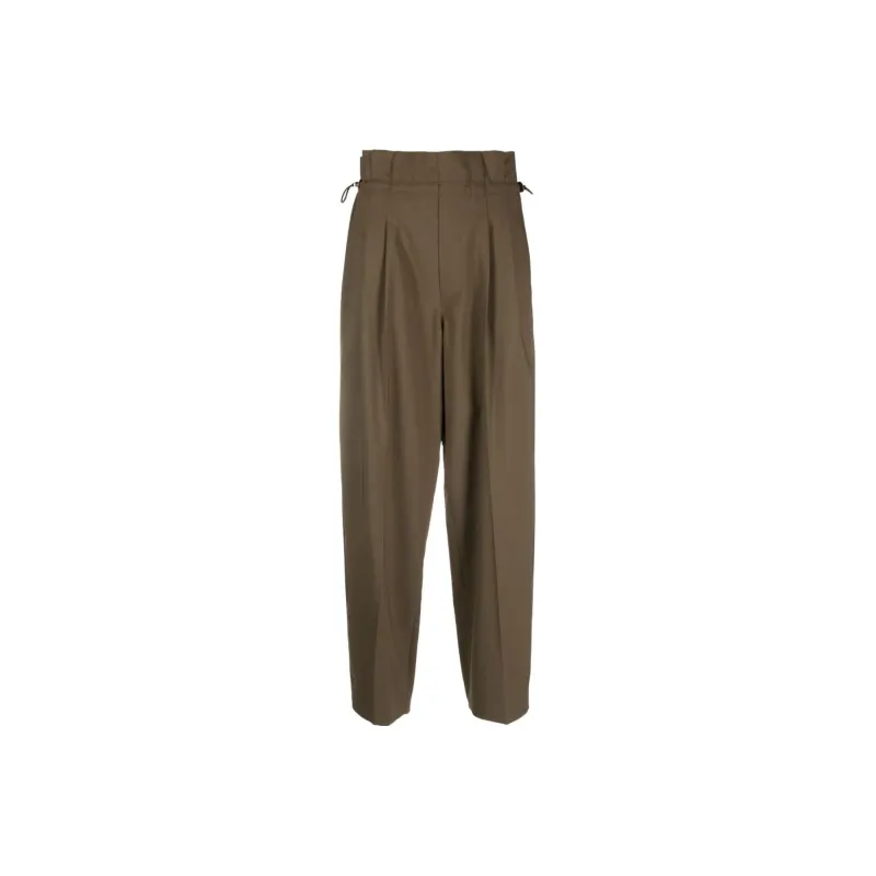 Moncler Paperbag waist Wide leg Trousers-0