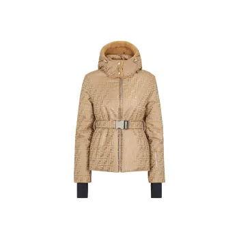 FENDI Ski Belted Monogrammed Jacket