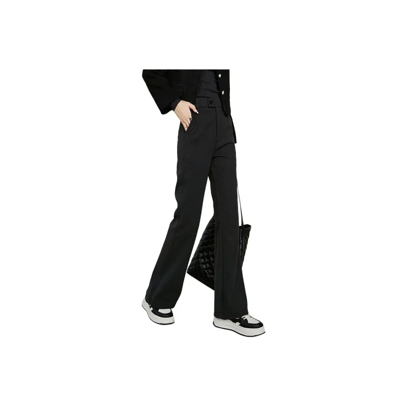 Late White Casual Pants Women's-4