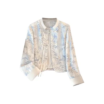 Cypress House Cropped Coat Women's Light Blue