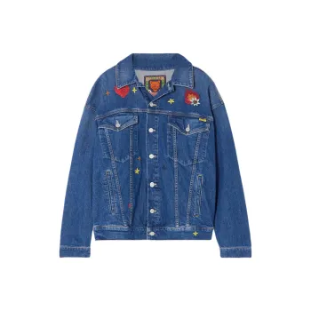 MOTHER Denim Jacket Women's Blue