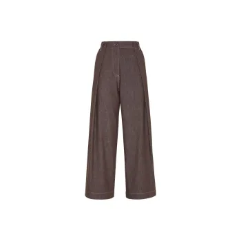 Brunello Cucinelli Pleated Wide Leg Pants