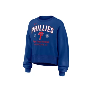 Nike Philadelphia Phillies Women's Nike Mlb Pullover Crew