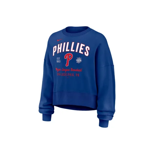 Nike Philadelphia Phillies Women's Nike Mlb Pullover Crew