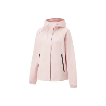 LiNing Lotus Leaf Trench Coat Women's Light Blush Pink