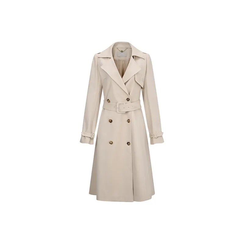 RARE Trench Coat Women's Light Khaki-0
