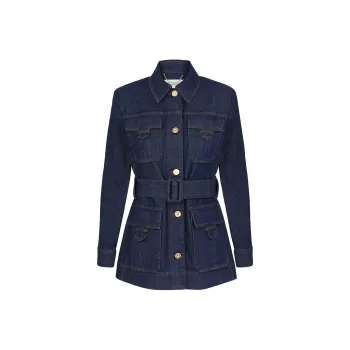 Zimmermann SS25 Denim Jacket Women's Ink