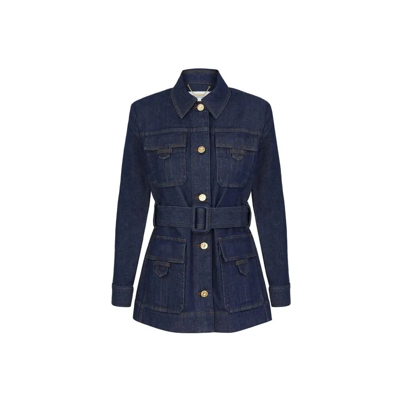 Zimmermann SS25 Denim Jacket Women's Ink-0