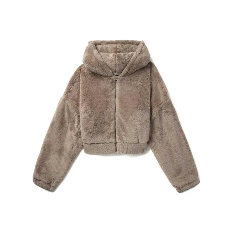 KANGOL Velvet-feel Coat Women's-4