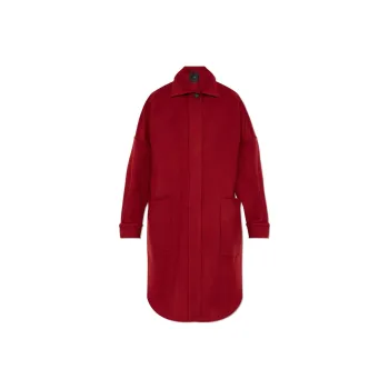 MaxMara Atelier Button Detailed Oversized Coat