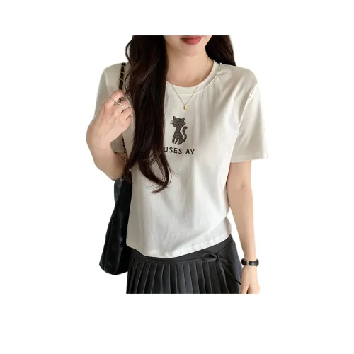 JECCI FIVE Set in Sleeve T Shirt Women's