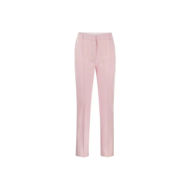 SportMax High Waist Straight Leg Trousers-0