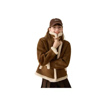 FAWENXIANGZI Velvet feel Coat Women's