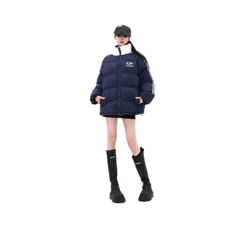 IQC Puffer Jacket Women's Navy Blue-0