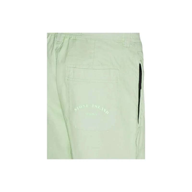 STONE ISLAND STONE ISLAND SS23 Marina Casual Pants Men's Light Green-2