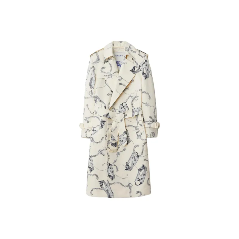 Burberry Knight Hardware Tricotine Trench Coat-0
