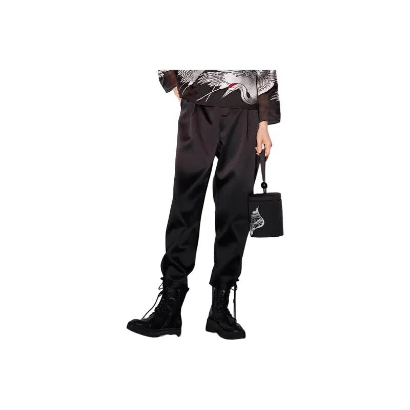 BBLLUUEE Casual Pants Women's Ink Black-0
