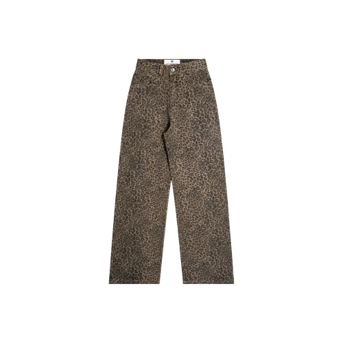 CALLED BACK Casual Pants Women's Leopard Print