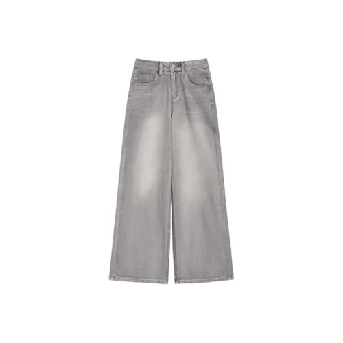 Fragment Casual Pants Women's Light Gray