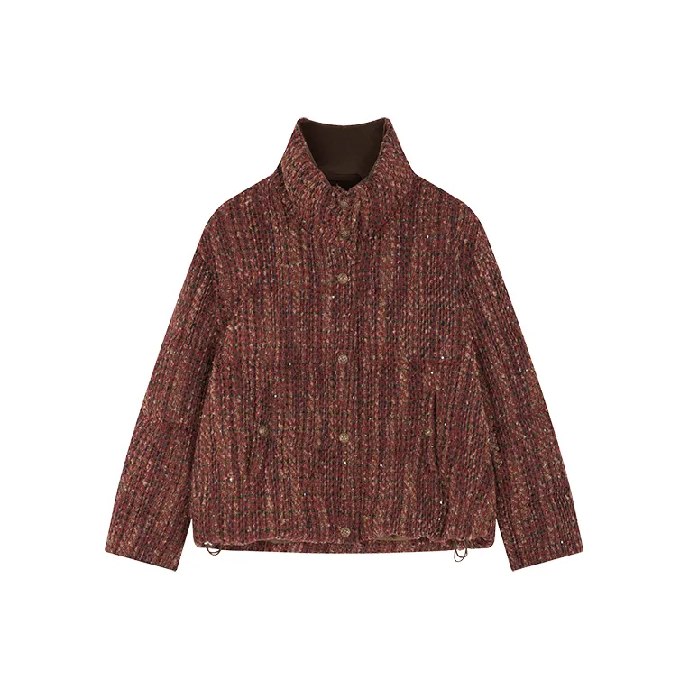 Mo Han Yi Mei Puffer Jacket Women's Red-0