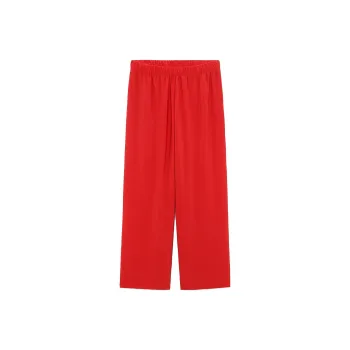 ZARA Casual Pants Women's Red