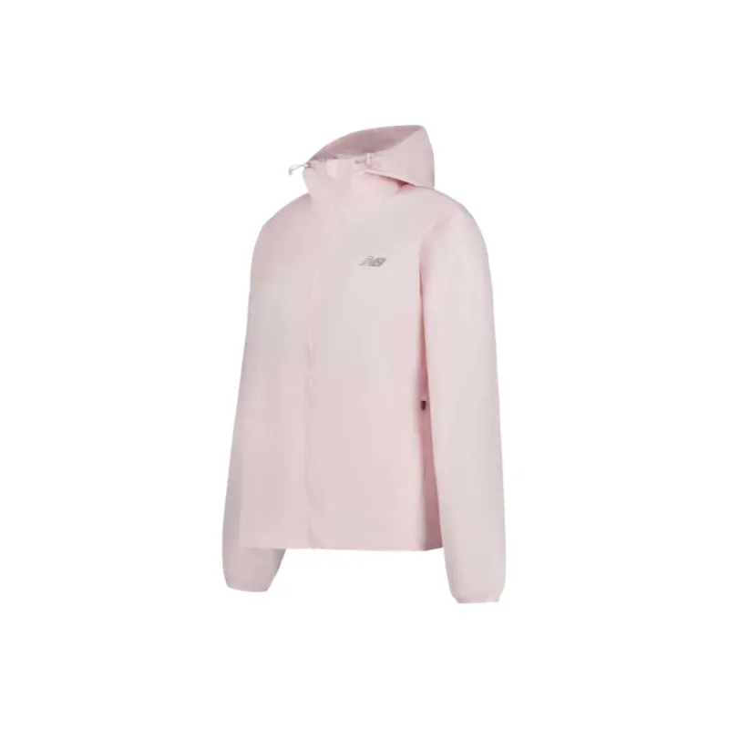 New Balance Wind And Water Repellent Windbreaker Jacket Women's Light Pink-0