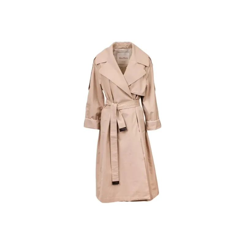 MaxMara Utrench Belted Long Sleeved Coat-0