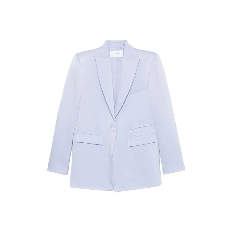 Alex Perry Satin Crepe Blazer-0