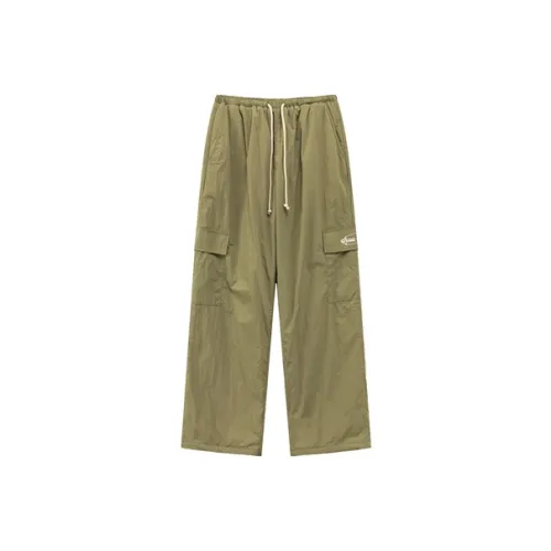 CHUU Casual Pants Women's Gray Pea Green