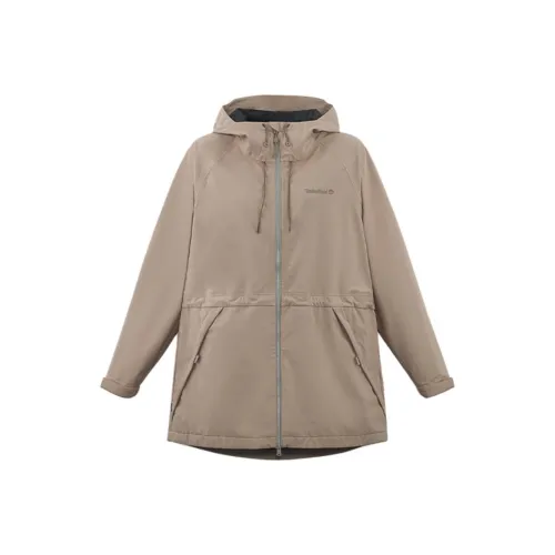 Timberland Hiking Waterproof And Windproof Windbreaker Jacket Women's Taupe