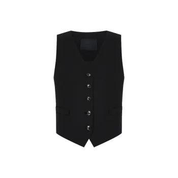 MO&CO Vests Women's Black