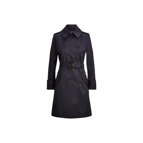 Polo Ralph Lauren Trench Coat Women's Marine Blue