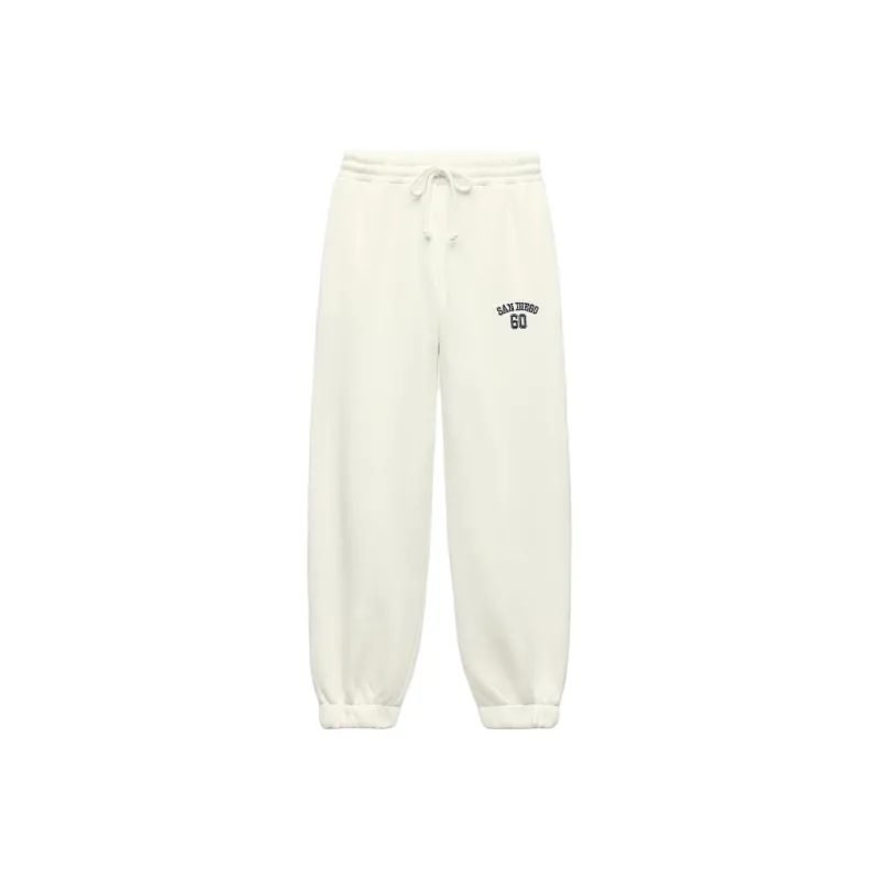ZARA Casual Pants Women's White-0