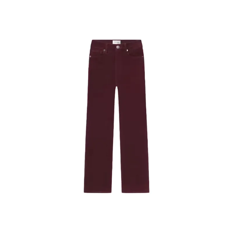 FRAME Straight Leg Corduroy Trousers-0
