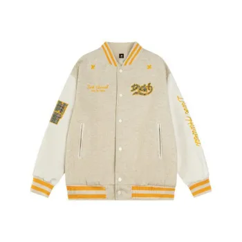 Vine Color Baseball Jacket Unisex