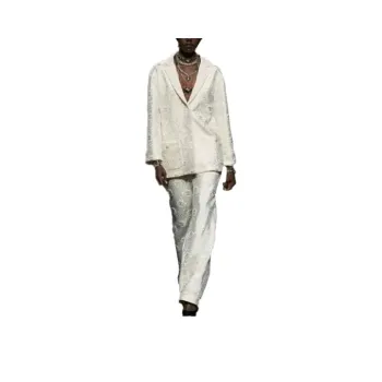 CHANEL Casual Pants Women's White