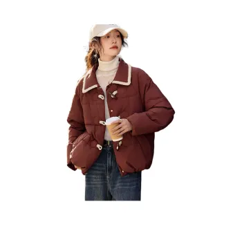 Mo Han Yi Mei Puffer Jacket Women's Red Brown
