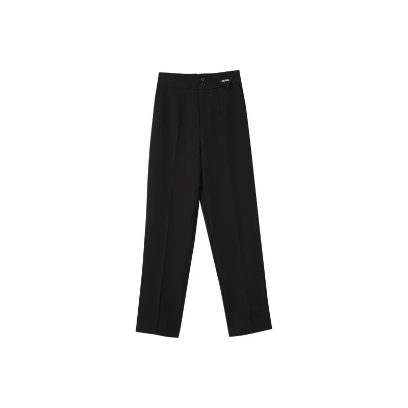 OUNIXUE Casual Pants Women's Black-0