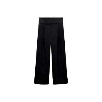 Ao Yes X ZARA AO YES Collaboration Casual Pants Women's Black
